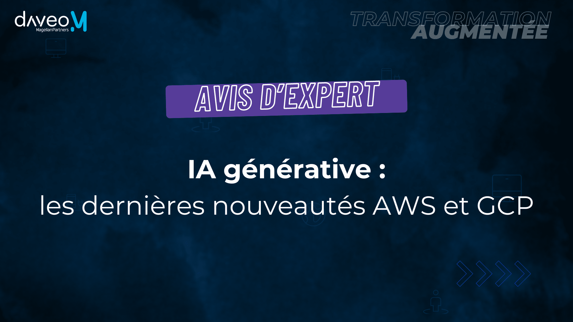 Bannière - Nouveautés IA générative chez AWS et GCP